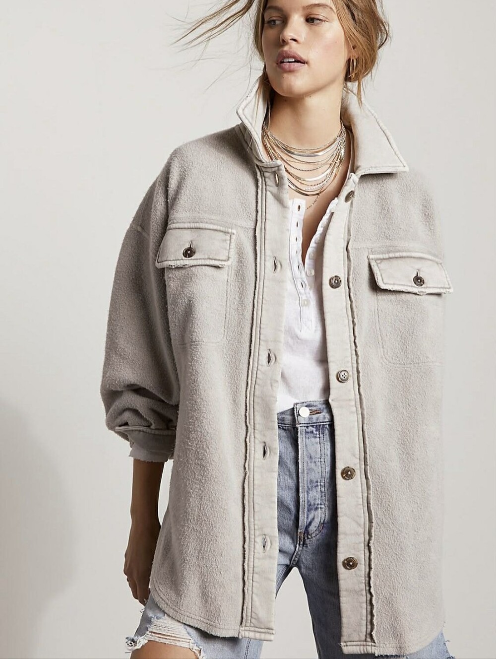 Free People Ruby Jacket Shirt Small